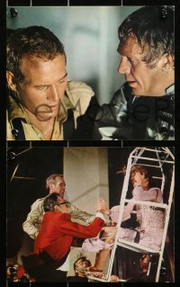 1x078 TOWERING INFERNO 5 color 8x10 stills 1974 Steve McQueen, Paul Newman, Dunaway, top cast!