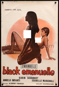 1y387 BLACK EMANUELLE Belgian 1975 Bitto Albertini's Emanuelle Nera, super sexy Laura Gemser!