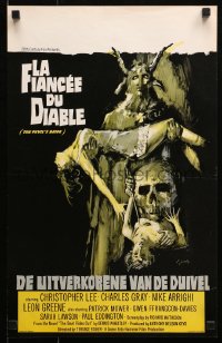 1y406 DEVIL'S BRIDE Belgian 1968 wild art, the union of the beauty of woman and the demon of darkness!