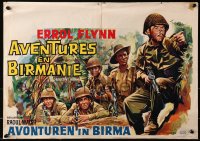 1y448 OBJECTIVE BURMA Belgian R1960s Errol Flynn, Raoul Walsh, World War II, different!