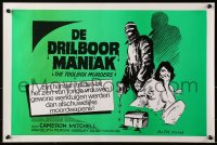 1y476 TOOLBOX MURDERS Belgian 1978 Donnelly directed horror, sexy art of woman attacked in bath!