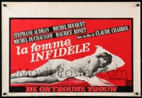 1y482 UNFAITHFUL WIFE Belgian 1969 Claude Chabrol's La Femme Infidele, sexy Stephane Audran!