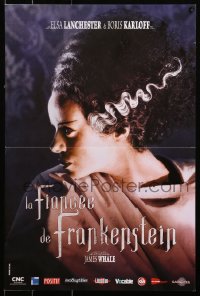1y496 BRIDE OF FRANKENSTEIN French 16x24 R2008 super close up of Elsa Lanchester in the title role!
