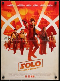 1y523 SOLO advance French 16x22 2018 A Star Wars Story, Ron Howard, Alden Ehrenreich as young Han!