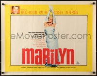 1y665 MARILYN 1/2sh 1963 great sexy full-length image of young Monroe, plus Rock Hudson too!