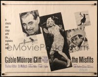 1y672 MISFITS 1/2sh 1961 sexy Marilyn Monroe, Clark Gable, Montgomery Clift, John Huston
