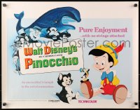 1y692 PINOCCHIO 1/2sh R1978 Disney classic fantasy cartoon about a wooden boy who wants to be real!