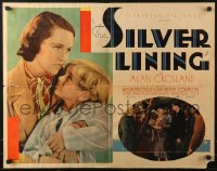 1y720 SILVER LINING 1/2sh 1932 pretty Maureen O'Sullivan with Wally Allbright & Mary Doran, rare!