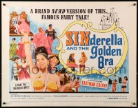 1y721 SINDERELLA & THE GOLDEN BRA 1/2sh 1964 a brand newd version of the famous fairy tale!