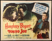 1y745 TOKYO JOE style A 1/2sh 1949 Humphrey Bogart raids the Japanese underworld to save his woman!
