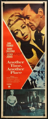 1y015 ANOTHER TIME ANOTHER PLACE insert 1958 Lana Turner has an affair with young Sean Connery!