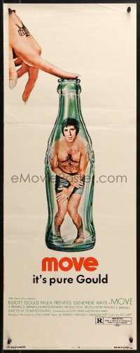 1y172 MOVE insert 1970 best Elliott Gould in Coke bottle art, it's pure Gould!