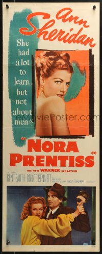 1y181 NORA PRENTISS insert 1947 sexy Ann Sheridan had a lot to learn, but not about men!