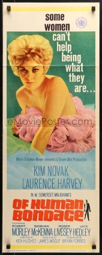 1y183 OF HUMAN BONDAGE insert 1964 super sexy Kim Novak can't help being what she is!
