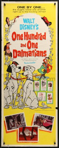 1y184 ONE HUNDRED & ONE DALMATIANS insert 1961 most classic Walt Disney canine family cartoon!