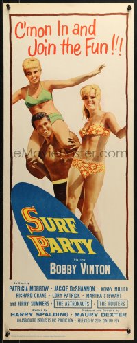1y235 SURF PARTY insert 1964 when Beach Boys meet Surf Sweeties, it's a real swingin' splash of fun!