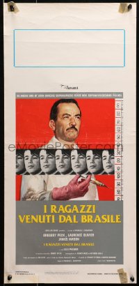 1y288 BOYS FROM BRAZIL Italian locandina 1979 different art of Nazi doctor Gregory Peck by Ciriello!