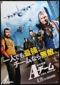 1y779 A-TEAM teaser Japanese 2010 Liam Neeson, Bradley Cooper, Jessica Biel, Rampage Jackson!