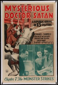 1z230 MYSTERIOUS DOCTOR SATAN linen chapter 7 1sh 1940 masked hero vs. funky robot, Monster Strikes!