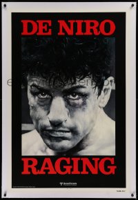 1z265 RAGING BULL linen teaser 1sh 1980 Martin Scorsese, classic Kunio Hagio art of Robert De Niro!
