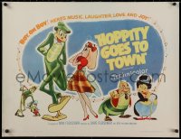 2b278 MR. BUG GOES TO TOWN linen 1/2sh R1959 Dave Fleischer cartoon, Hoppity Goes to Town!