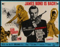 2c001 FROM RUSSIA WITH LOVE English 1/2sh 1964 Fratini & Pulford art of Connery, incredibly rare!
