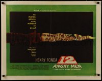 2c004 12 ANGRY MEN B 1/2sh 1957 best image from this classic movie, art of stars in knife blade!