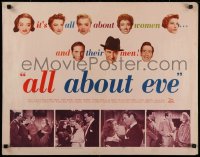 2c007 ALL ABOUT EVE 1/2sh 1950 Bette Davis & Anne Baxter classic, Marilyn Monroe shown, very rare!