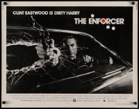 2c012 ENFORCER 1/2sh 1976 Bill Gold image of Eastwood as Dirty Harry with gun through windshield!