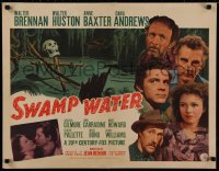 2c043 SWAMP WATER 1/2sh 1941 Jean Renoir, Walter Huston, Brennan, Anne Baxter, Dana Andrews, rare!