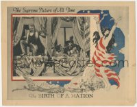 2c198 BIRTH OF A NATION LC R1921 D.W. Griffith, tragic assassination of President Lincoln by Booth!