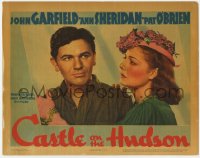 2c203 CASTLE ON THE HUDSON LC 1940 best c/u of Ann Sheridan trying to calm angry John Garfield!