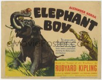 2c173 ELEPHANT BOY TC 1937 Sabu, from Rudyard Kipling, directed by Flaherty & Korda, very rare!