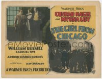 2c177 GIRL FROM CHICAGO TC 1927 sexy young Myrna Loy with Conrad Nagel & Russell, ultra rare!