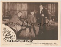 2c243 IF A BODY MEETS A BODY LC 1945 Three Stooges, Moe & Curly Howard pulling Larry's hair, rare!