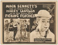 2c186 PICKING PEACHES TC 1924 Harry Langdon & the 1924 Bathing Girls in his first movie, rare!