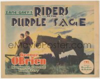2c188 RIDERS OF THE PURPLE SAGE TC 1931 George O'Brien, Marguerite Churchill, Zane Grey, very rare!