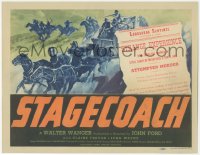 2c190 STAGECOACH TC 1939 John Ford & John Wayne western classic, ultra rare first release!