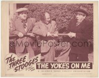 2c246 YOKE'S ON ME LC 1944 Three Stooges Moe, Larry & Curly all fighting over who gets the shotgun!