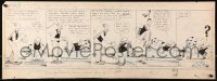 2c268 MUTT & JEFF comic strip original art August 27, 1923 signed by artist Bud Fisher!