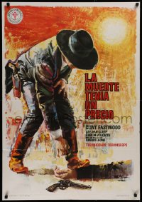 2c386 FOR A FEW DOLLARS MORE Spanish 1966 Leone's Per qualche dollaro in piu, Eastwood, Mac art!