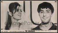 2c375 GRADUATE 23x41 special poster 1968 Katharine Ross smiling at Dustin Hoffman, ultra rare!