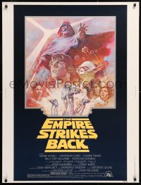 2d184 EMPIRE STRIKES BACK 30x40 R1981 George Lucas sci-fi classic, cool artwork by Tom Jung!
