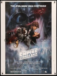 2d182 EMPIRE STRIKES BACK 30x40 1980 Star Wars, classic Gone With The Wind style art by Kastel!