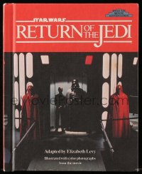 2d353 RETURN OF THE JEDI hardcover book 1983 George Lucas classic, adapted by Elizabeth Levy!