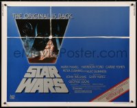 2d040 STAR WARS 1/2sh R1982 George Lucas, art by Tom Jung, advertising Revenge of the Jedi!