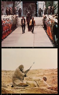 2d054 STAR WARS 4 color 16x20 stills 1977 Luke Skywalker, Han Solo & Chewbacca, w/ rare mistake!