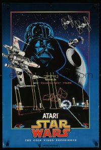 2d051 STAR WARS 20x30 special poster 1983 The Coin Video Experience, Atari, cool montage art!