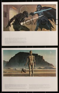 2d060 STAR WARS art portfolio 1977 contains rare McQuarrie art that was never used!