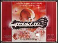 2f334 ANDROID British quad 1982 Klaus Kinski, Norbert Weisser, Max 404 learns to love & to kill!